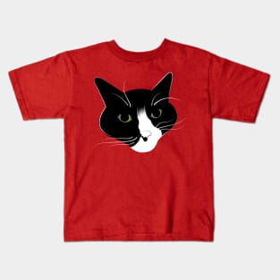 Tuxedo Cat Kids T-Shirt